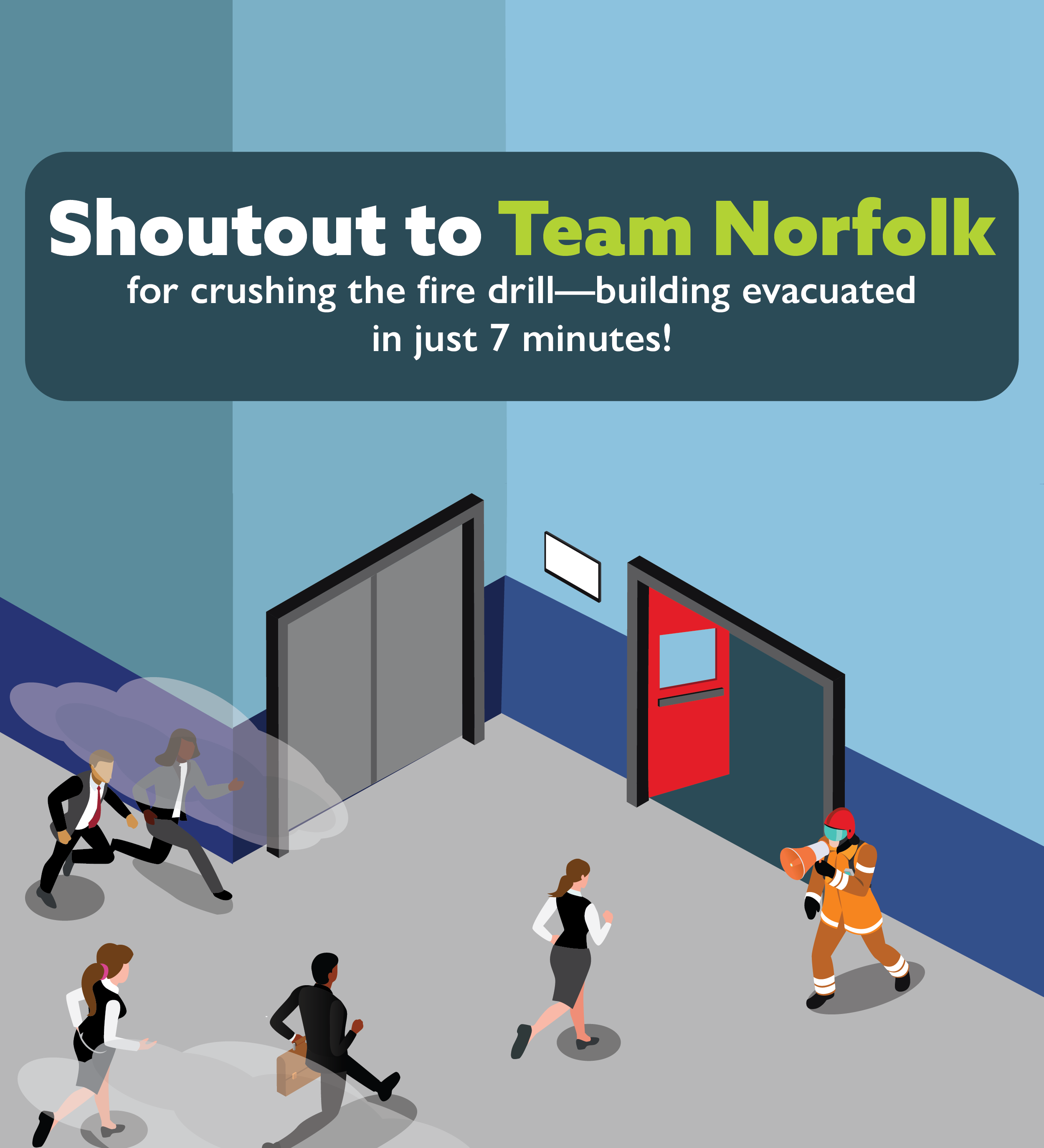 Fire Drill Success Image Link