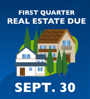 First quarter Real estate due Sept 30 Image