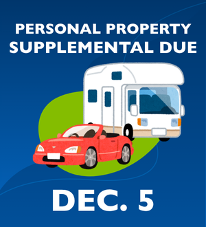Personal Property Due Dec. 5 Image