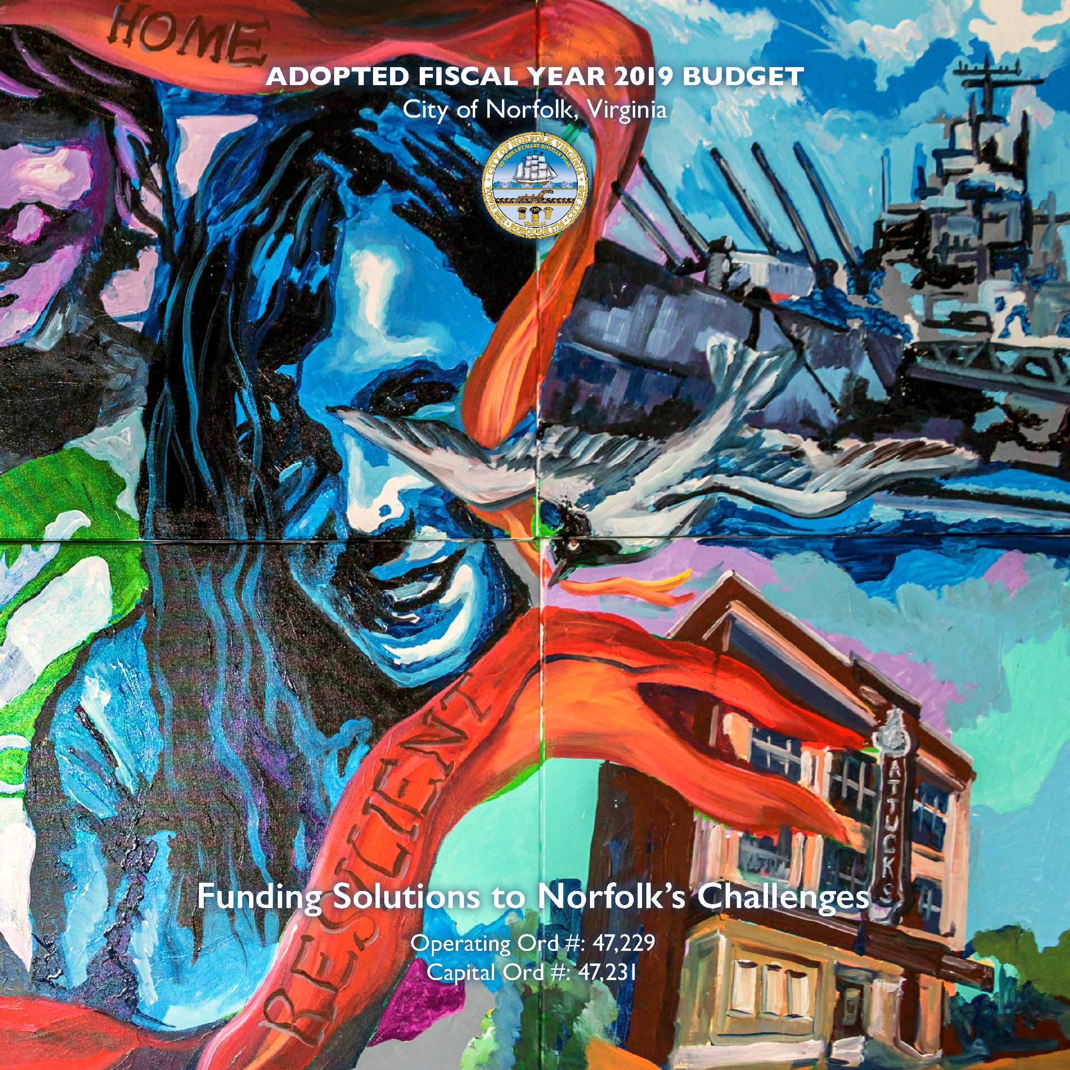 FY 2019 Adopted Budget Document Cover