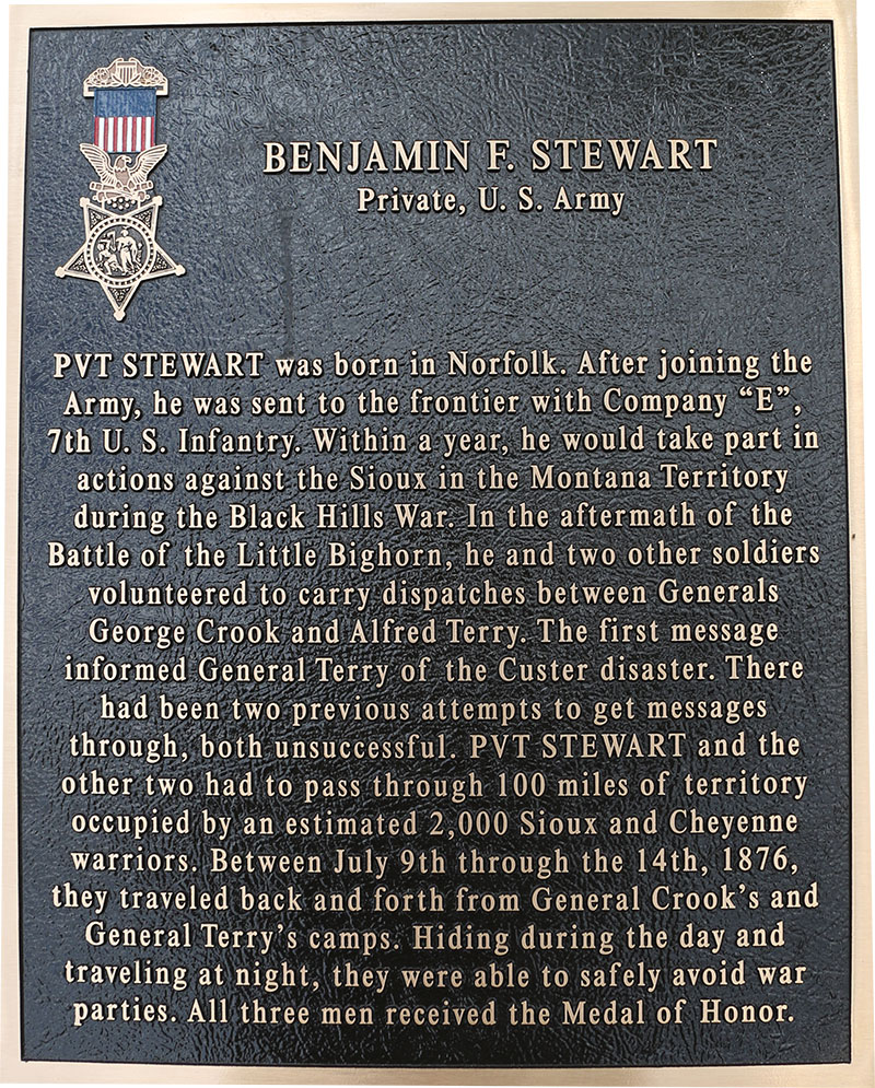 Benjamin F. Stewart Pvt, U.S. Army