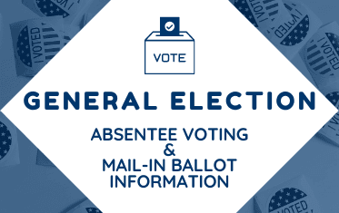 Absentee and Mail-In Ballot Information Image Link