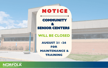 Community and Senior Centers Closed Image Link