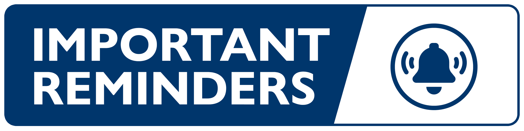 Important Reminders Image Link