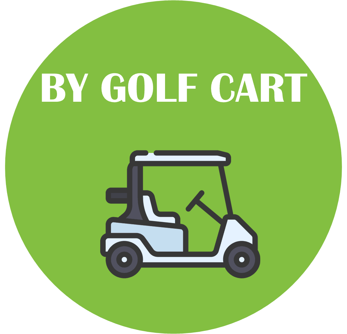 By Golf Cart