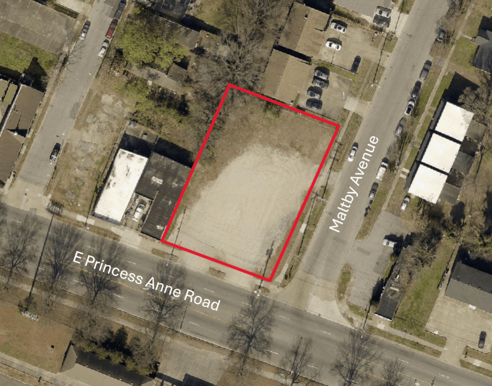 5 1244 E Princess Anne Rd - Map