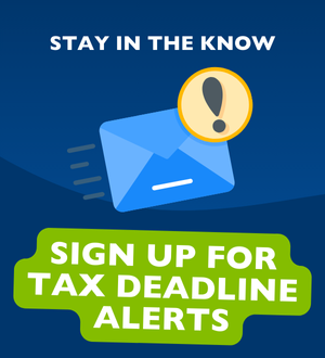 Tax Deadline Alerts Spotlight Image Link