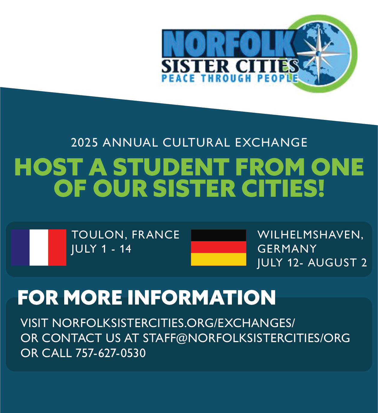 Host a Family from a Sister City Image Link