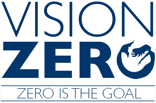 Vision Zero logo Blue