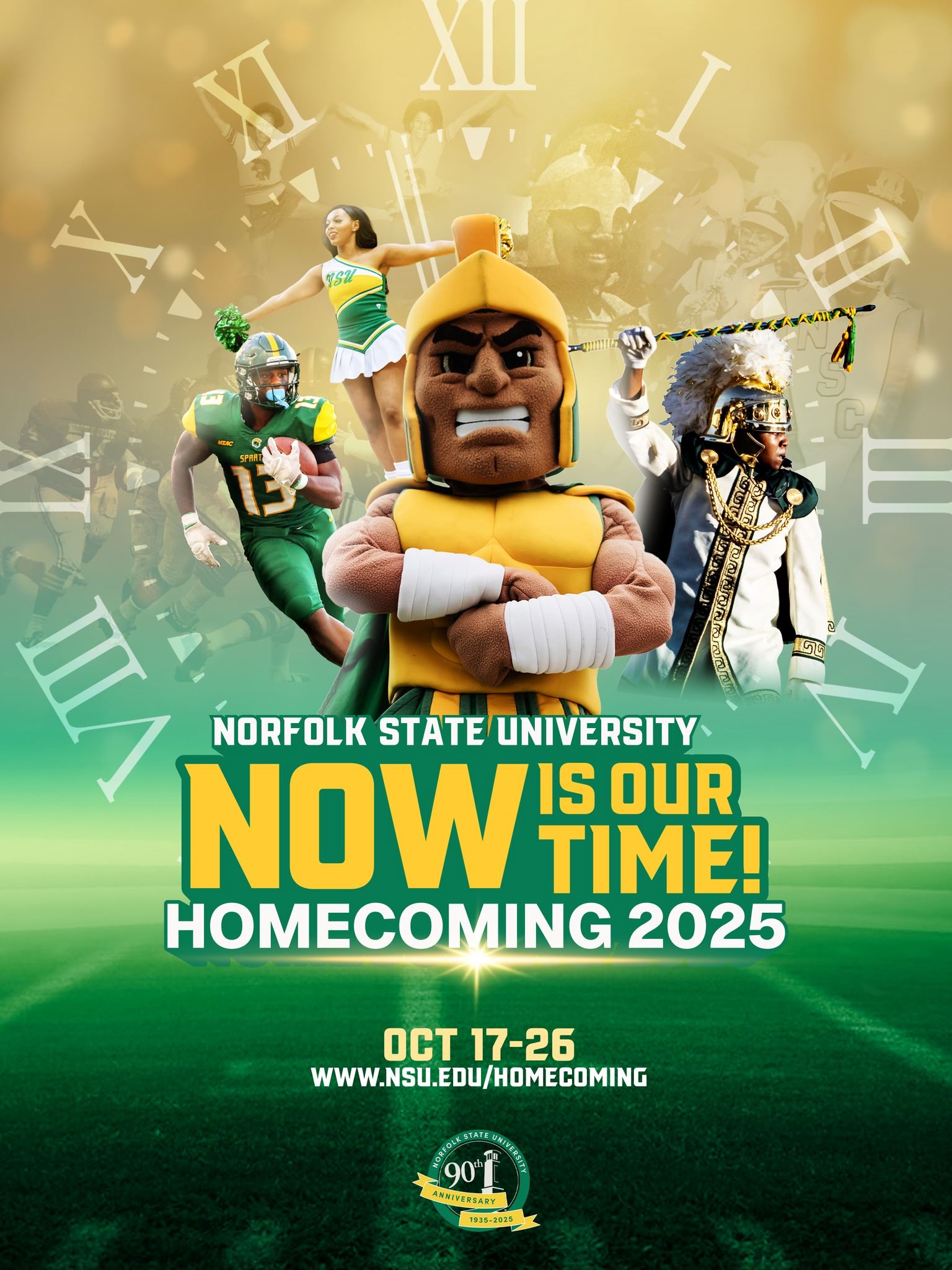 NSU homecoming Oct. 17 - 25 www.nsu.edu/homecoming