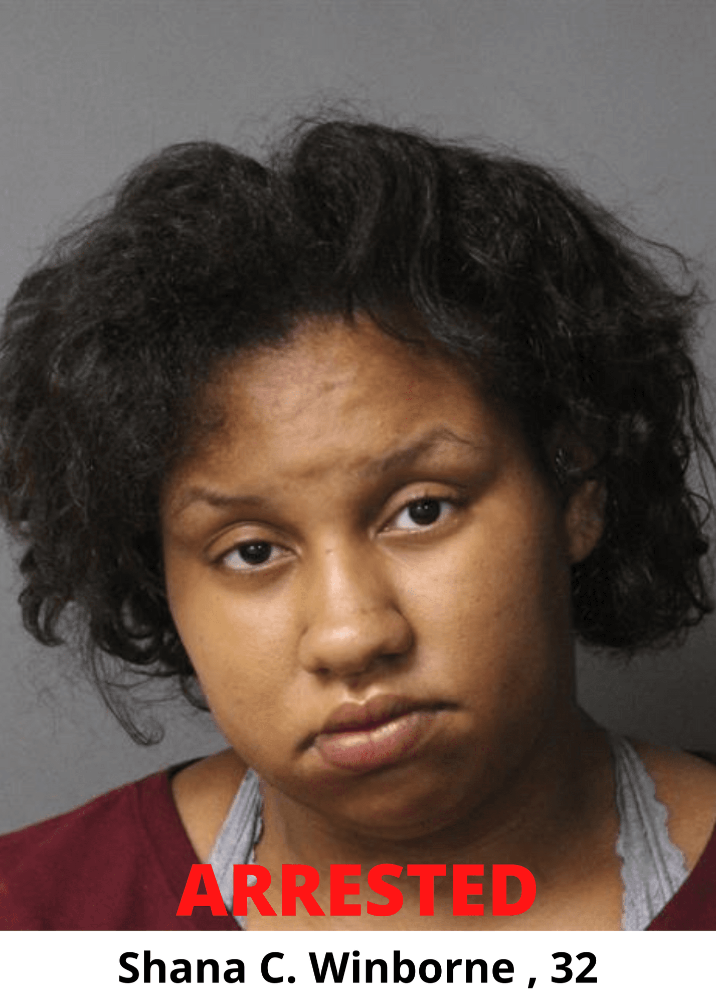 Arrest Photo - Shana Winborne