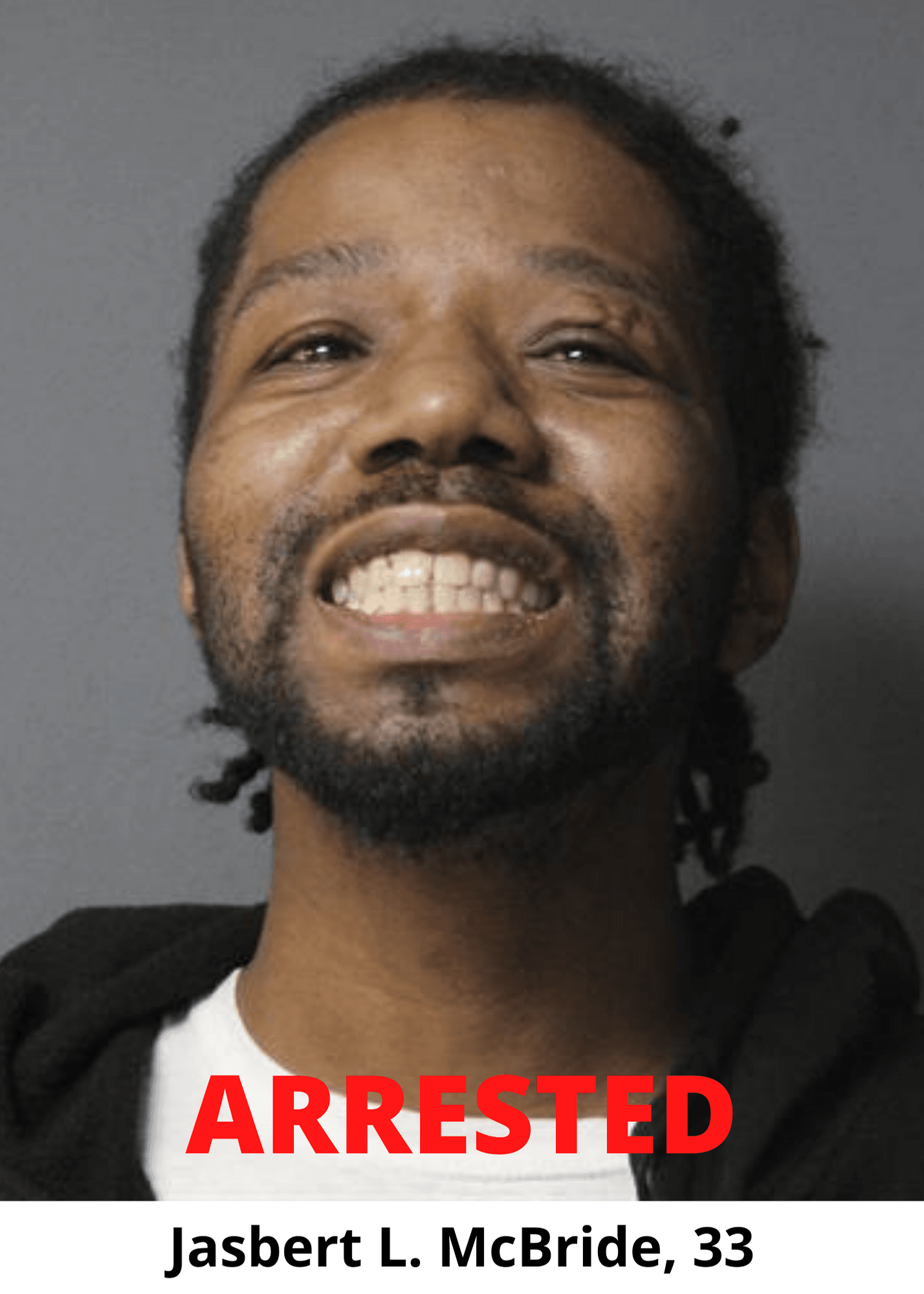 Arrest Photo - Jasbert McBride