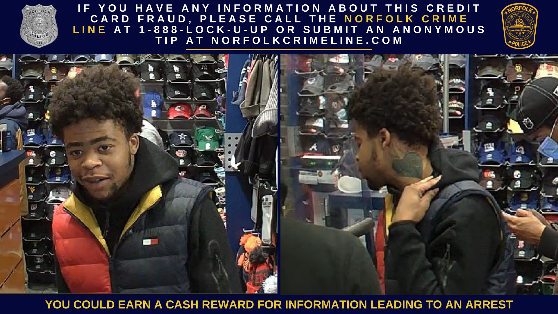 Suspect Photo - Credit Card Fraud