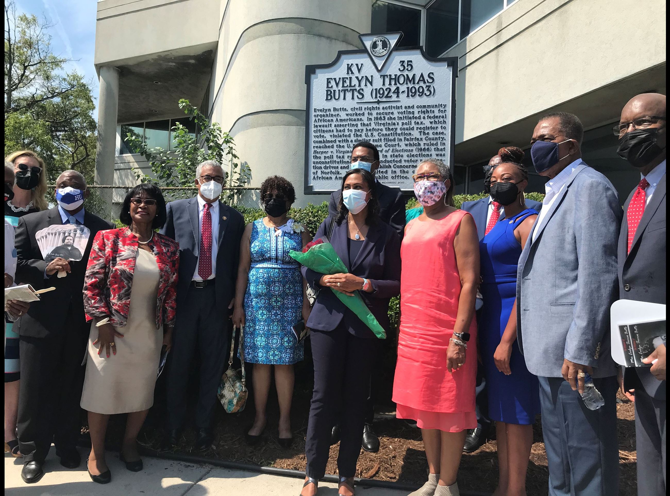 Evelyn Butts Historical Marker Dedication Image