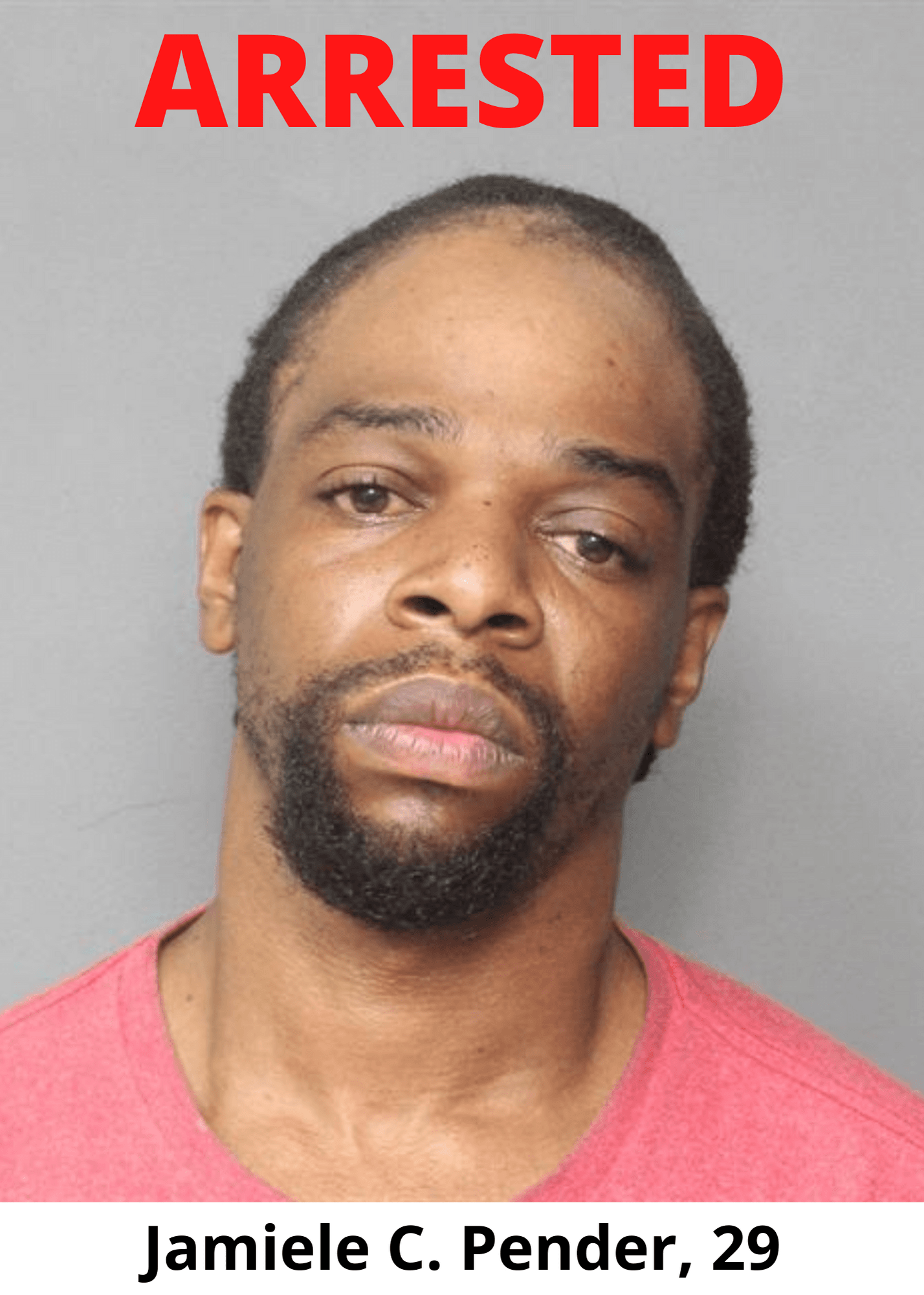 Arrest Photo - Jamiele Pender