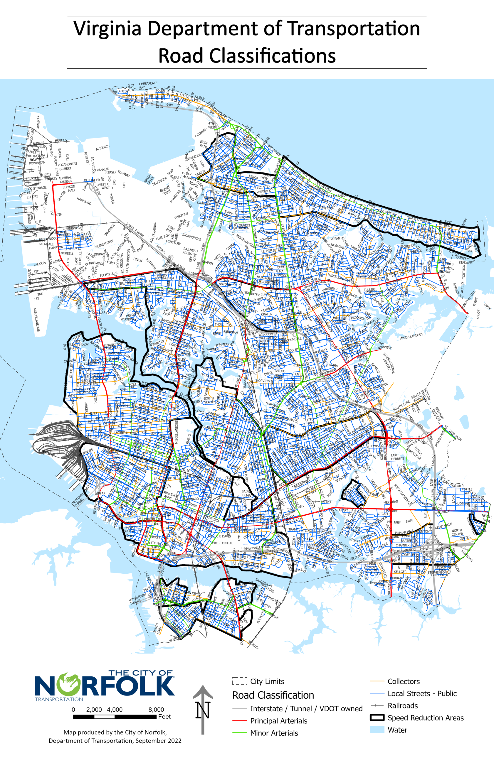 Citywide Road Classification Opens in new window