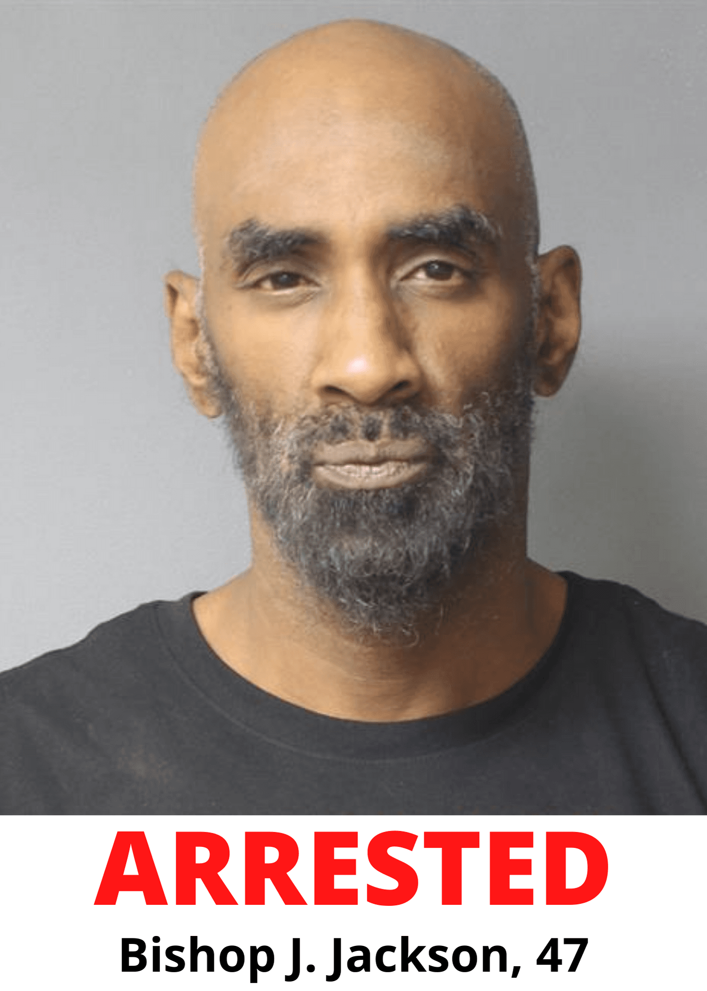 Arrest Photo - Bishop Jackson