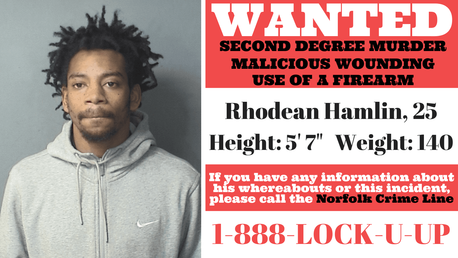 Wanted Poster - Rhodean Hamlin