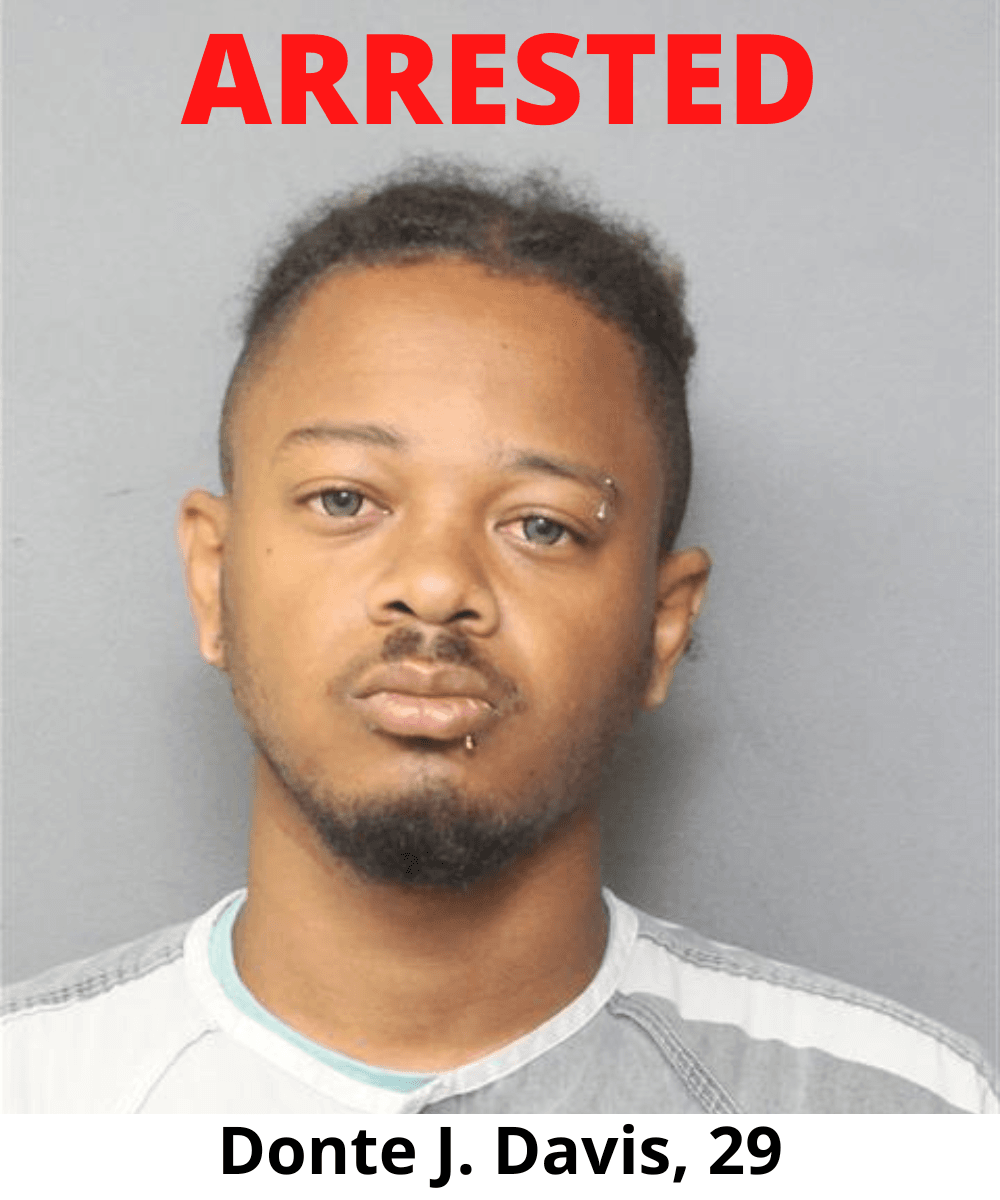 Booking Photo - Donte J. Davis