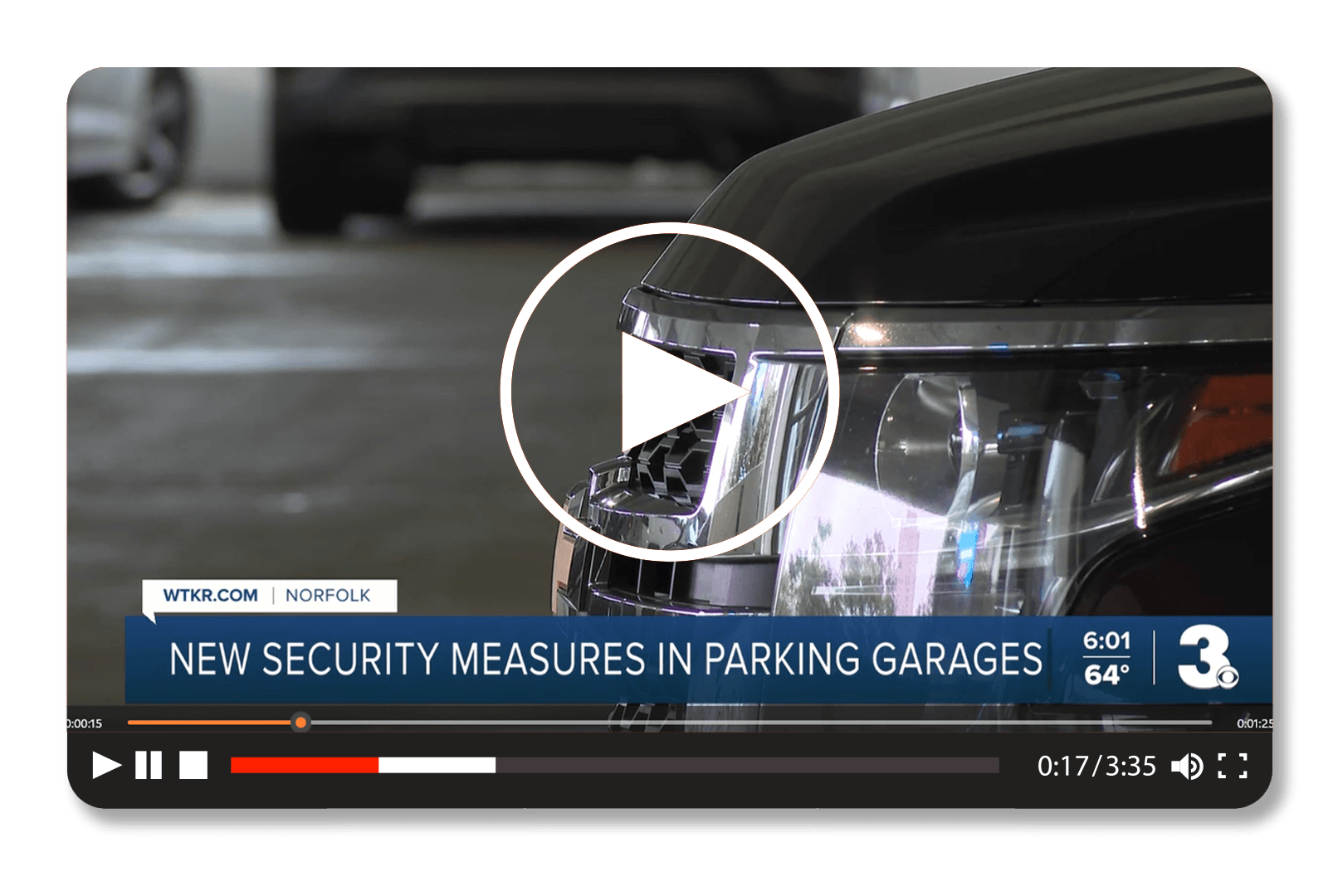 WKTR Highlights Citys Efforts to Improve Parking Garage Safety