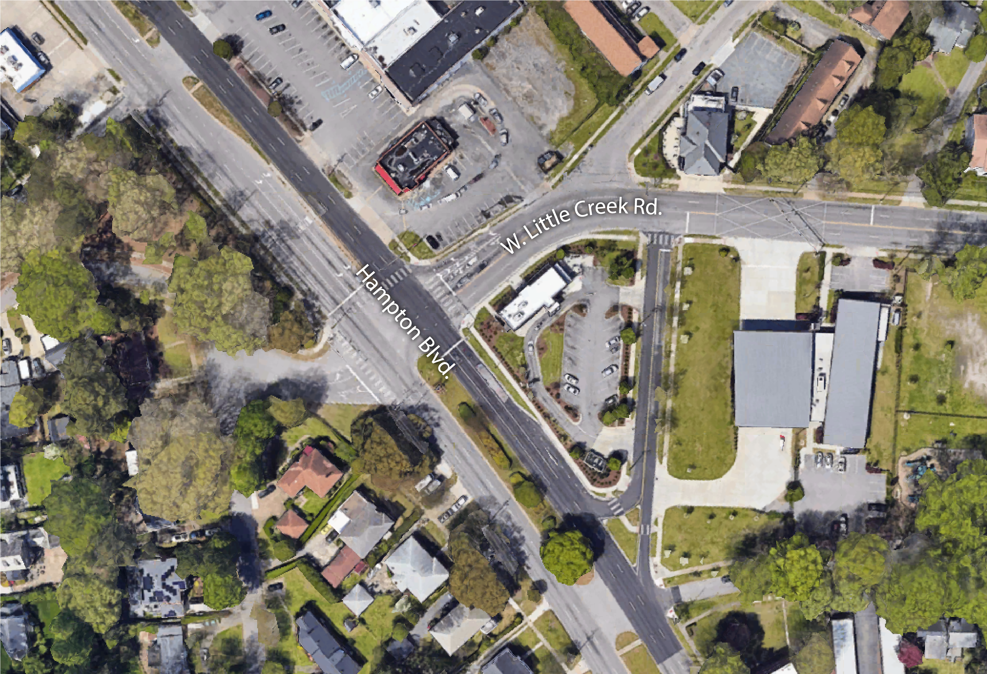 Hampton Blvd and Little Creek Rd. Image